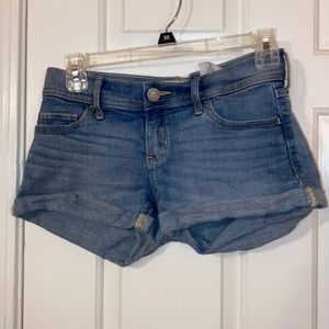 Hollister jean short shorts